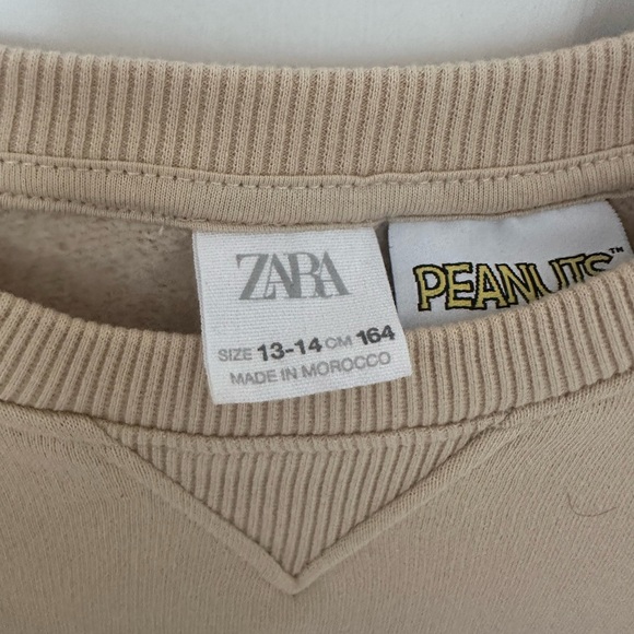 NWT Zara Peanuts kids sweater - Picture 5 of 6